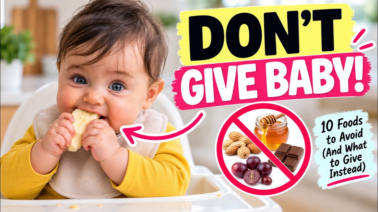 10 FOODS TO NEVER GIVE A BABY - Allergic Reactions or WORSE!