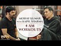 Kapil sharma with akshay kumar  4 am workouts  prithviraj