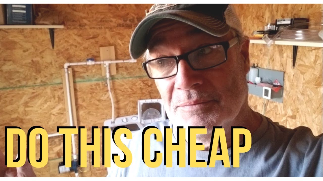 DIY OFF GRID LAUNDRY PREMIER SHED - YouTube