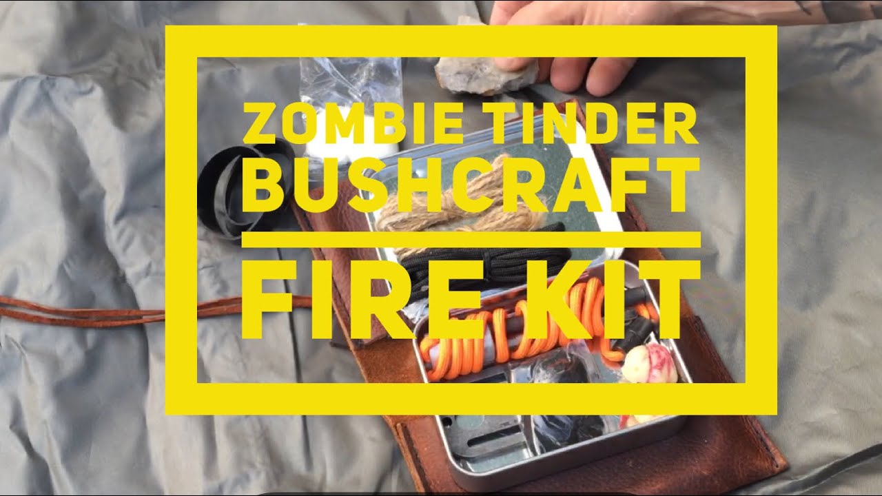 Zombie Tinder Bushcraft Fire Kit