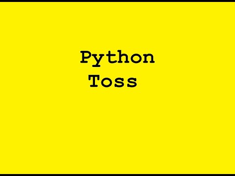 Python Toss Function