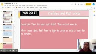 2nd ELA: Prefixes Lesson #3
