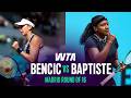 Belinda Bencic vs. Hailey Baptiste | 2026 Madrid Round of 16 | WTA Match Highlights
