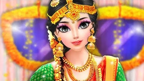 South Indian Princess Wedding Beauty Salon Game | New South Indian Ios/android Gameplay | New Game