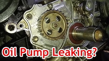 Toyota Camry / Celica / RAV4 / Solara I4-5SFE - Oil Pump Housing & Shaft Seals Replacement