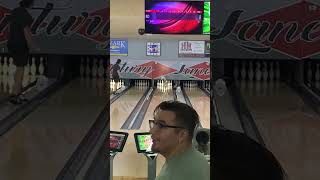 Husky Dog Runs onto a Bowling Lane