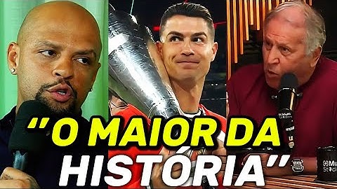 OLHA O QUE ZICO E FELIPE MELO FALARAM DO CRISTIANO RONALDO! PORTUGAL CAMPEÃO