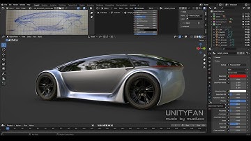 concept car quick modeling - vehicle 051 - part 1 - 4x timelapse