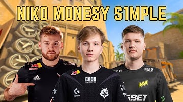 s1mple, NiKo & m0NESY FACEIT Moments | CS2
