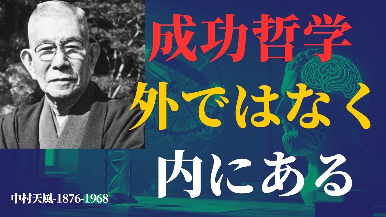 【99%が知らない】心の平安の隠された源｜中村天風の強さの真の源｜成功哲学