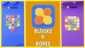 Blocks & Ropes Gameplay Walkthrough  | iOS & Android | by SayGames