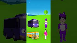 Which Telolet Bus is Best? 🚌 Green vs Purple vs Yellow! #shorts#gta5 #cartoon
