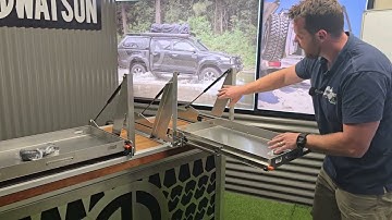 Dunn & Watson Slide & Tilt 4wd Fridge Slides