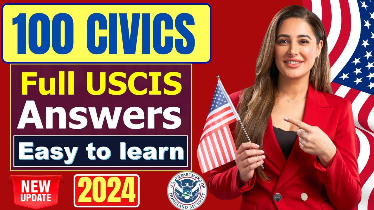US Citizenship Interview 2024, US Citizenship Test, US Naturalization Interview, 100 Civics Question
