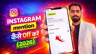 Instagram Mention Kaise Off Kare 2026 | Instagram @Mention Disable Step by Step | Tech Frack