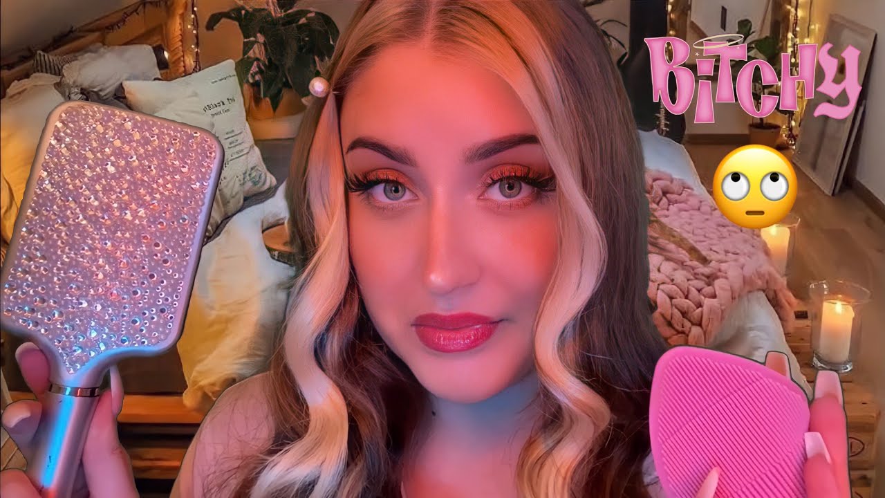 ASMR deutsch Toxic friend „comforts“ you after a breakup 🙄 Bitchy Roleplay Liebeskummer 💔 Skincare