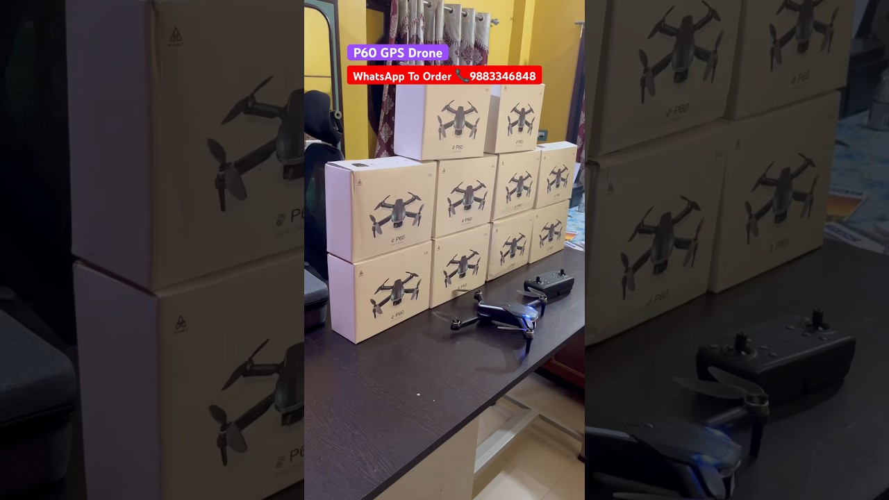 P60 Foldable GPS Drone 🔥 