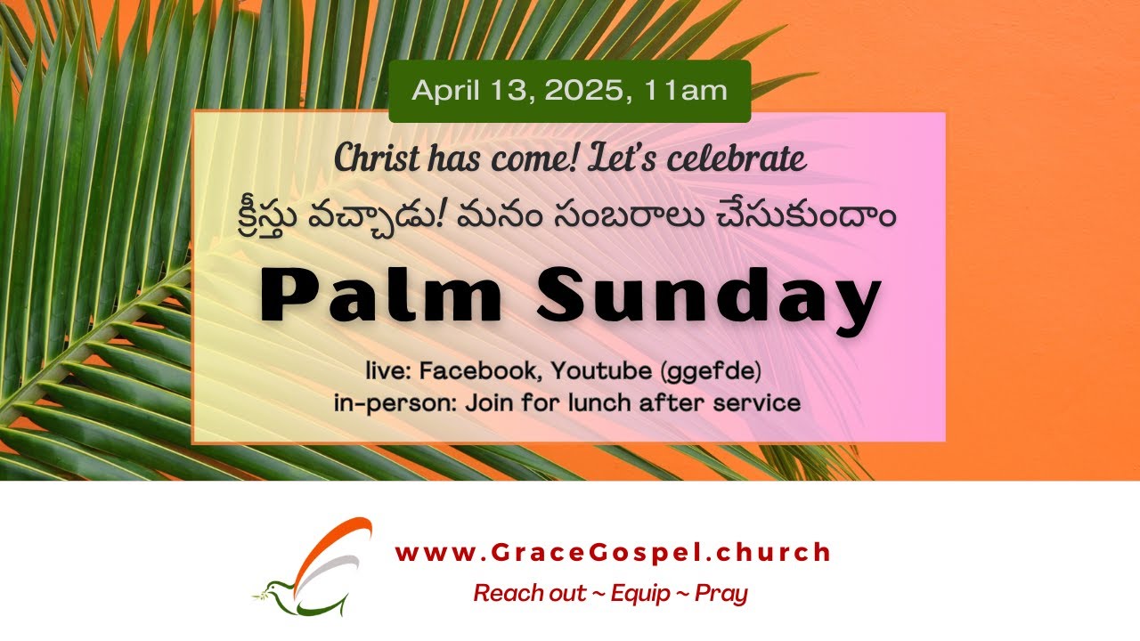 GGC Palm Sunday Service 4/13/25