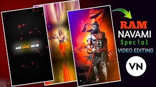 RamNavaml Status Video Editing Vn App 2023 | Hanuman Ji Trending Video Editing | screenshot 4