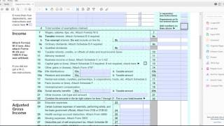 Overview of Form 1040 - Page 1