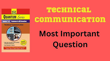 Technical Communication All 5 Unit Important Questions AKTU BAS301/401 B.Tech All Branches 2nd Year