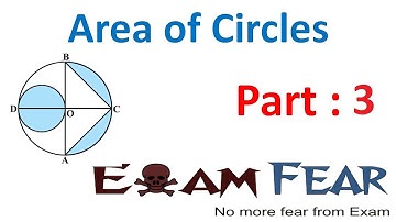 Maths Area Related to Circles part 3 (Examples) CBSE class 10 Mathematics X