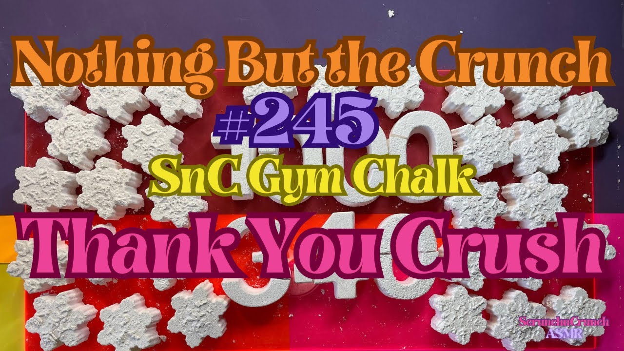 ASMR, Fresh GRINCH Gym Chalk Crush 🟩, Painted Merco Blocks Crumble