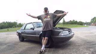 1993 Mustang LX 5.0 Notchback....Super Secret! Budget Fox Body Drag Car