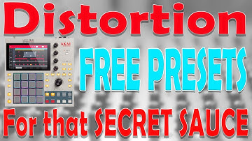 Akai MPC Tutorial. MPC Distortion plugins to give your drums SECRET SAUCE. FREE Presets.