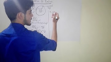 Derivation of Radius for nth orbit
