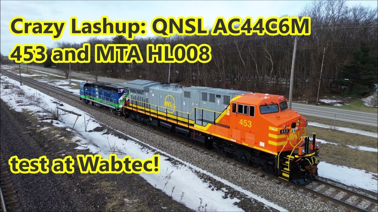 Crazy Lashup! Quebec North Shore and Labrador's 453 and New York's