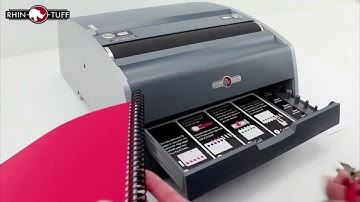Rhin-O-Tuff 3250CL Electric Spiral Binding Machine