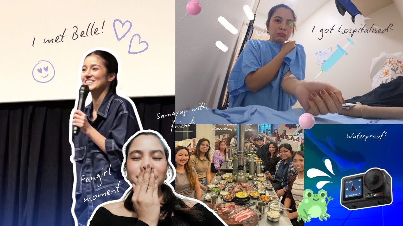 I MET BELLE MARIANO! 🤩 + Samgyup Date, & Why I Ended Up in the Hospital