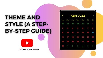 Creating Custom Styles and Themes in React Native Calendar #mustwatch #react