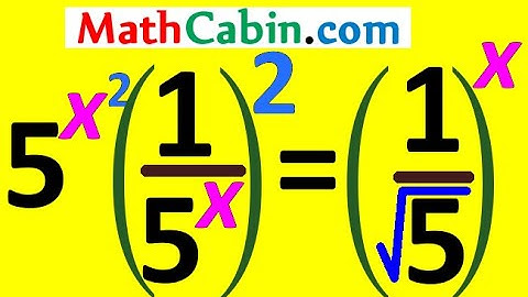 Exponential Equations problem ! ! ! ! !