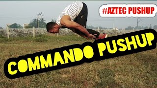 COMMANDO PUSHUP |AZTEC PUSHUP BY RDFITNESS