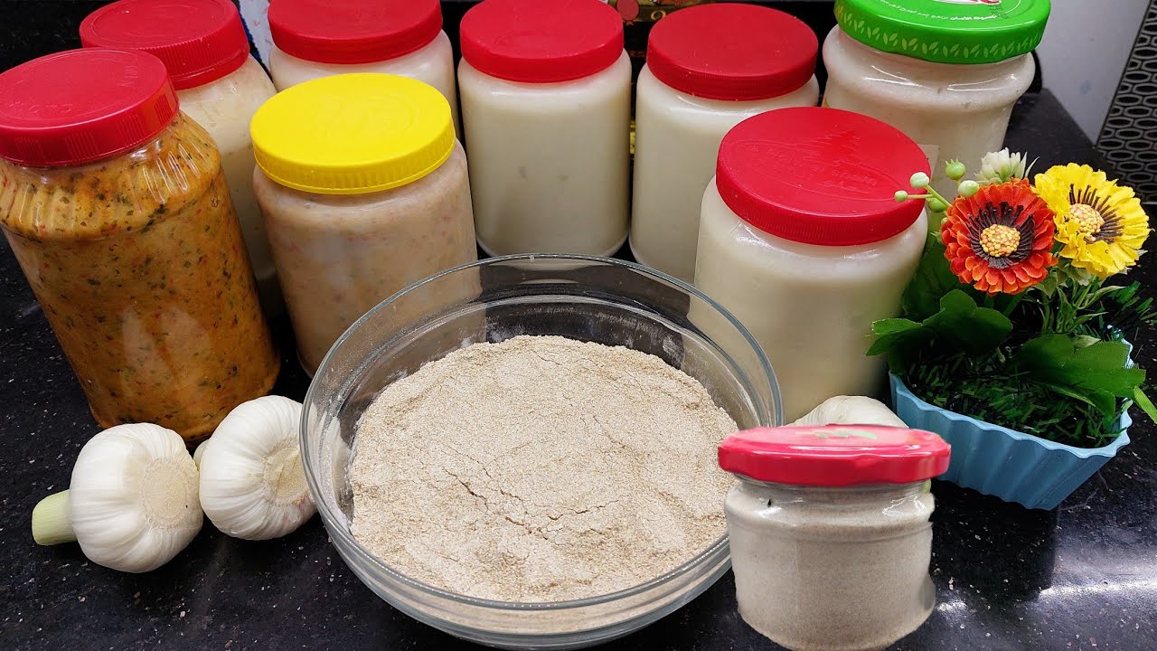 تفريز الثوم ❗️والثوم البودره ‼️بطريقة صحية وازاى يفضل لونه ابيض اكتر من سنة ❗️وسر الصنعة👌على اصولها