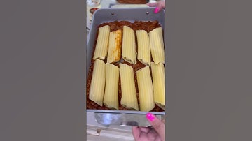 How to Make Easy String Cheese Stuffed Manicotti | Simple 6-Ingredient Pasta Recipe