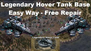 War Commander: Legendary Hover Tank Base (Hell Hounds 190) Easy Way - Free Repair