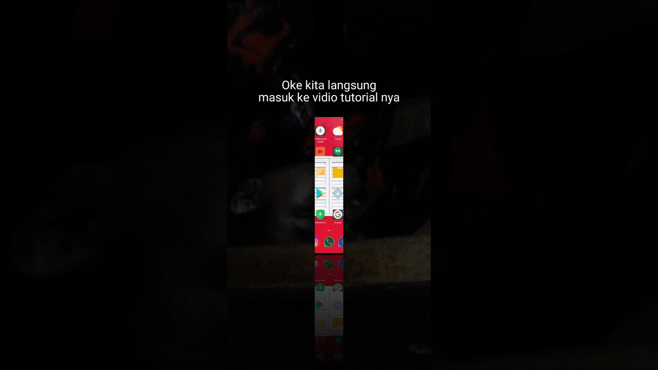 Tutorial Cara Membenar kan jika terjadi \