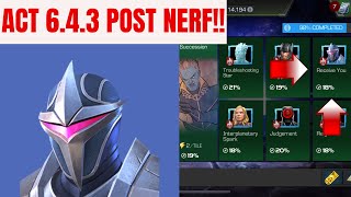 HOW TO BEAT ACT 6.4.3 POST NERF | MCOC
