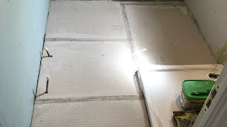 How to install hardibacker cement board the correct way