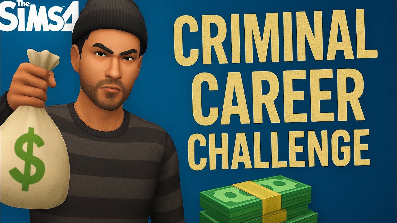 Life of Crime in Sims 4 👀 | Money Making Challenge 