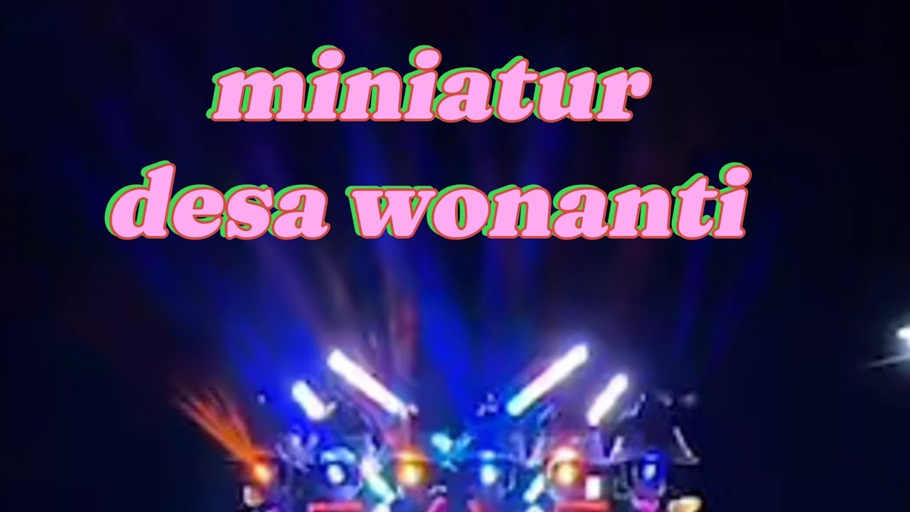 Pawai miniatur desa wonanti kec gandusari trenggalek