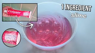 1 INGREDIENT SLIME 💧 ❓+ WATER = slime