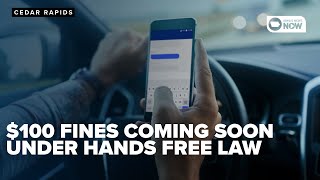 Fines coming soon for drivers violating the hands free law