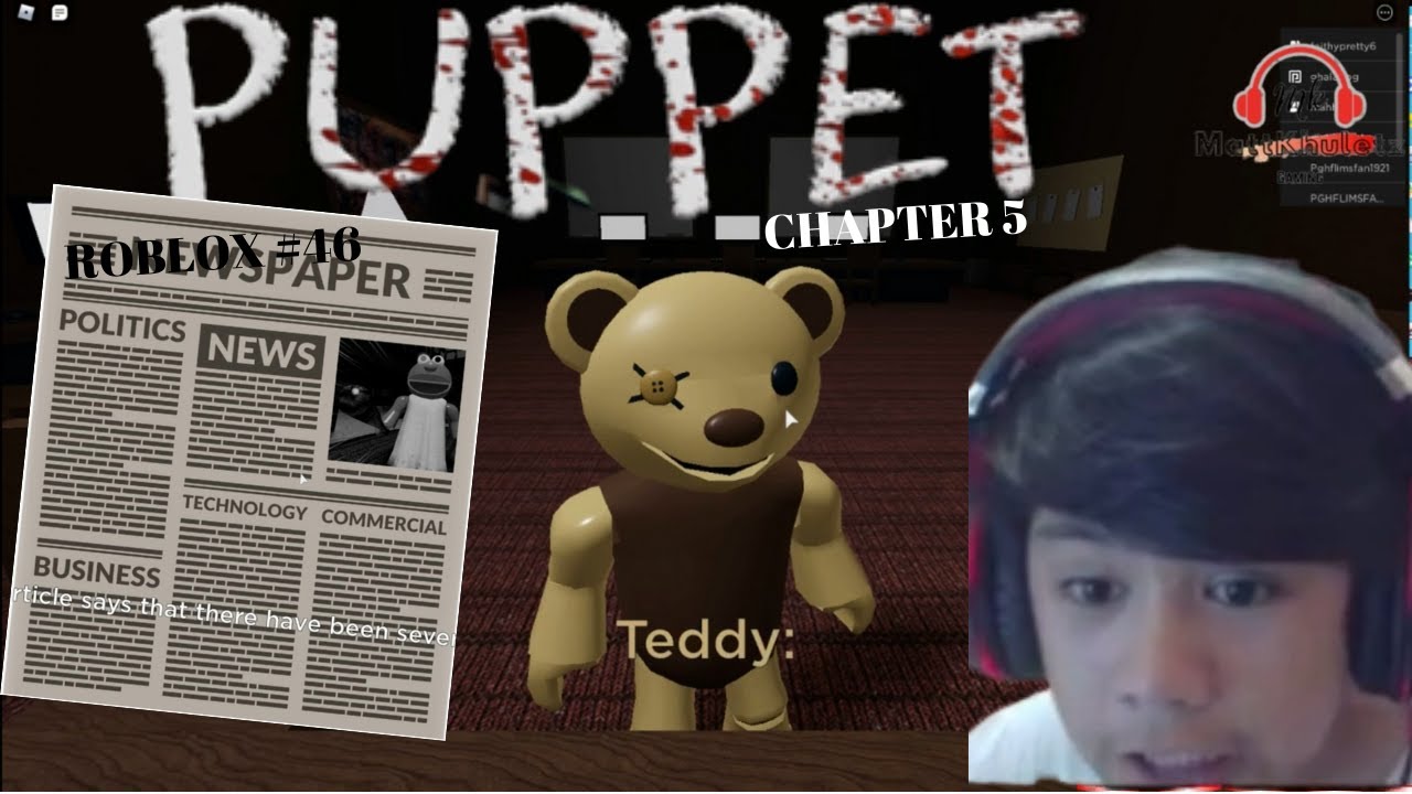 Puppet Chapter 5 Library Roblox Youtube - roblox politics