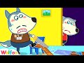 Daddy Is My Hero! - Wolf Dad Makes DIY Toy Car for Wolfoo | Wolfoo Family Kids Cartoon