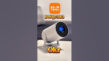 Crazy 0kr Smart Projector 🔥| code [dwq7383]🔥#temufinds #fyp #lifehack #temu #temufinds #temunorway