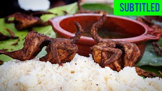 Quail Tandoori Recipe cooking in our cute village | How to make Quail Tandoori Recipe | cfvf